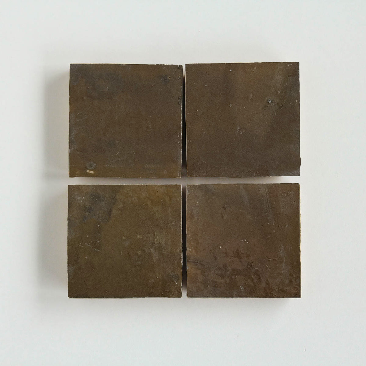 Moroccan Zellige Square Shiitake by Tiles of Ezra