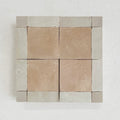 Moroccan Zellige Palacio Mosaic Clay + Dust + Oat by Tiles of Ezra