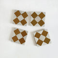 Moroccan Zellige Tavira Mosaic Manuka + Oat by Tiles of Ezra