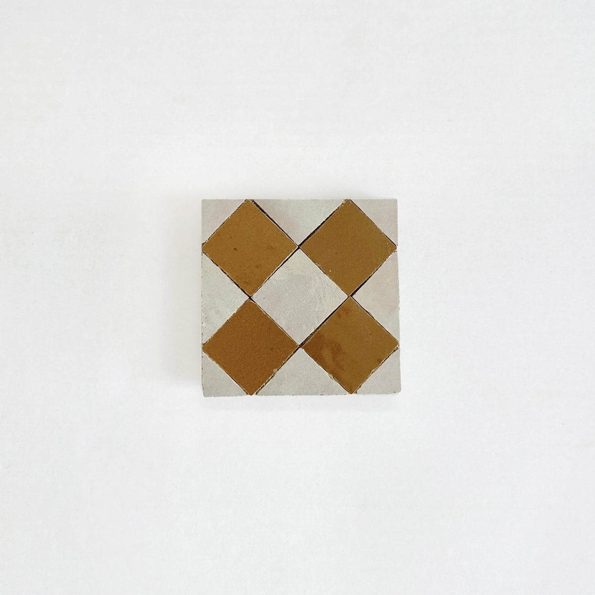 Moroccan Zellige Tavira Mosaic Manuka + Oat by Tiles of Ezra