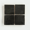 Moroccan Zellige Square Black by Tiles of Ezra