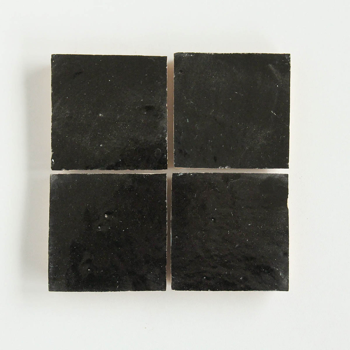 Moroccan Zellige Square Black by Tiles of Ezra