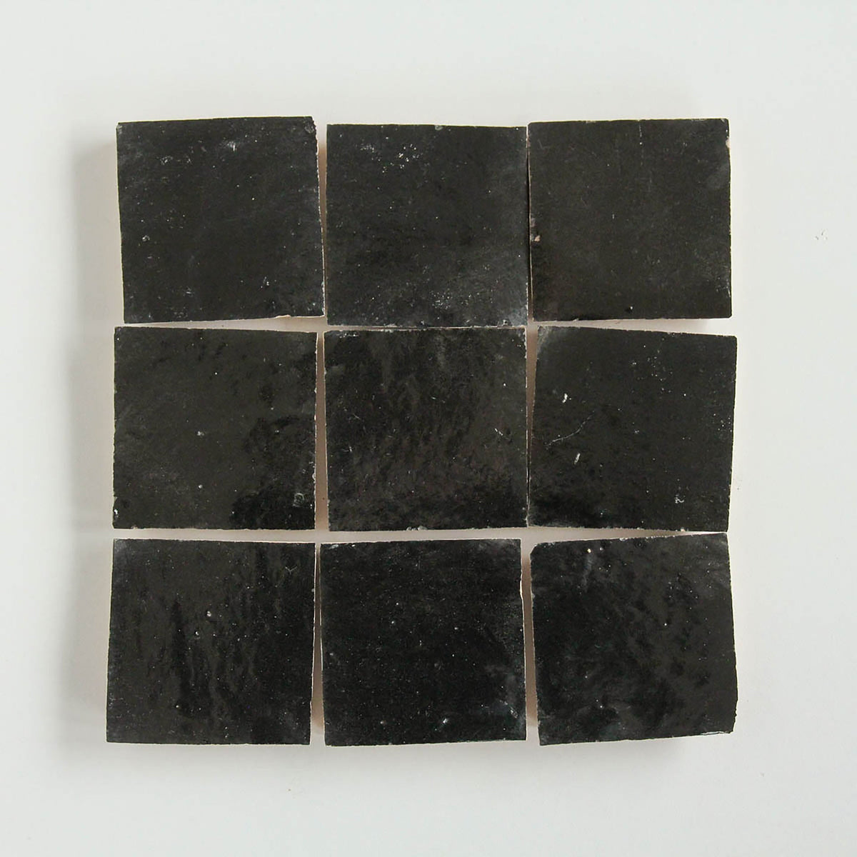 Moroccan Zellige Square Black by Tiles of Ezra