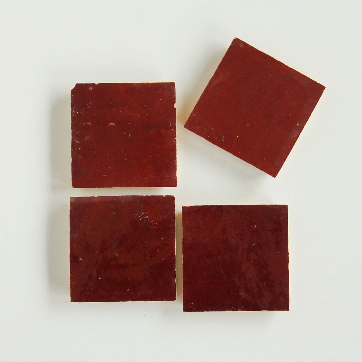 Moroccan Zellige Square Blood Red by Tiles of Ezra