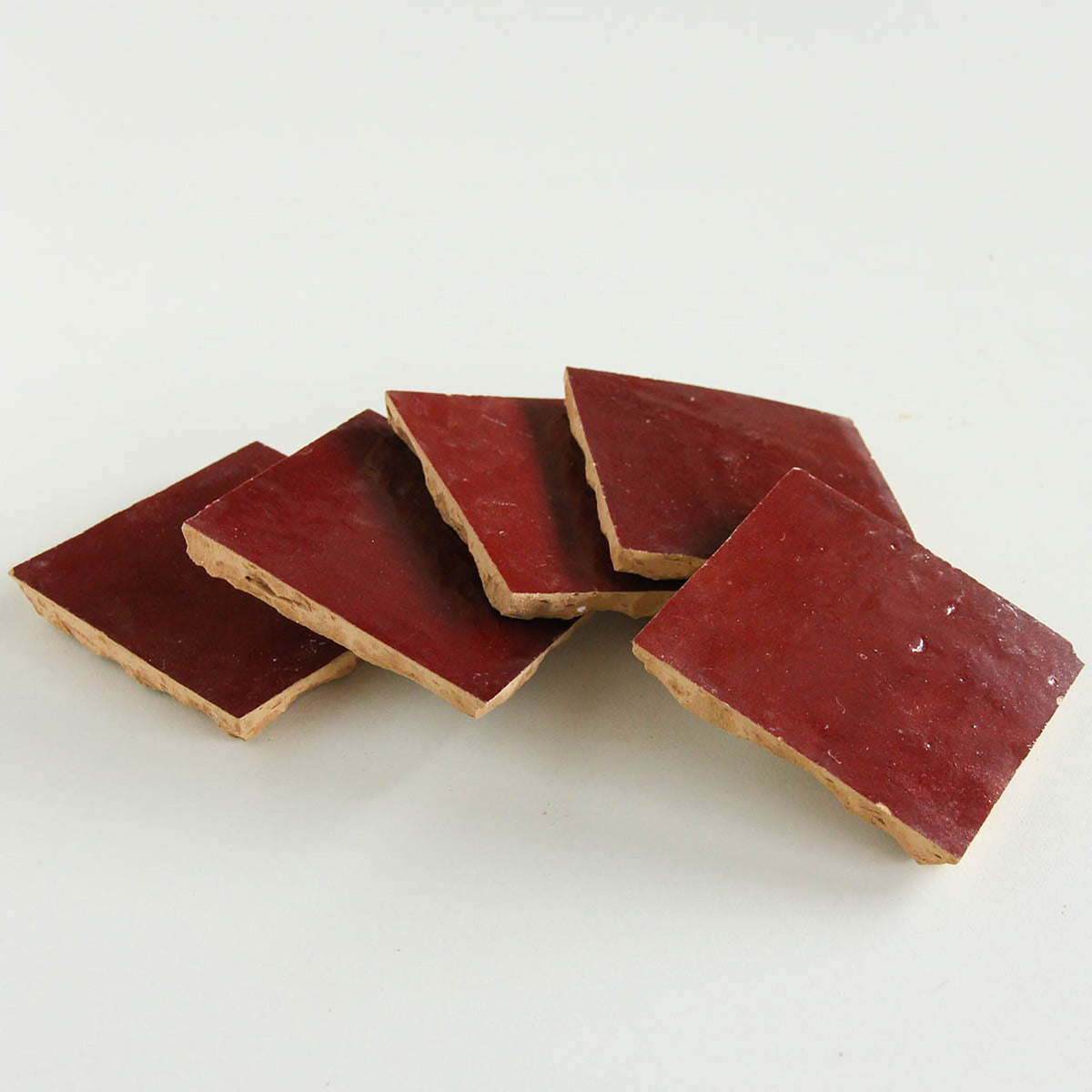 Moroccan Zellige Square Blood Red by Tiles of Ezra