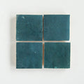 Moroccan Zellige Square Blue Grotto by Tiles of Ezra