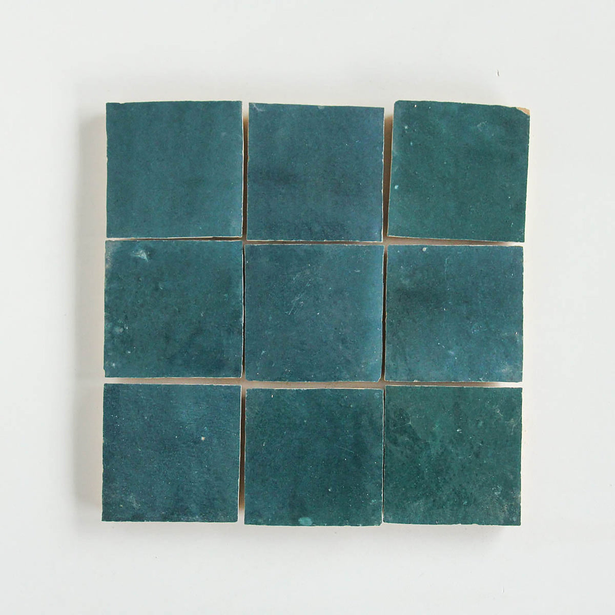 Moroccan Zellige Square Blue Grotto by Tiles of Ezra
