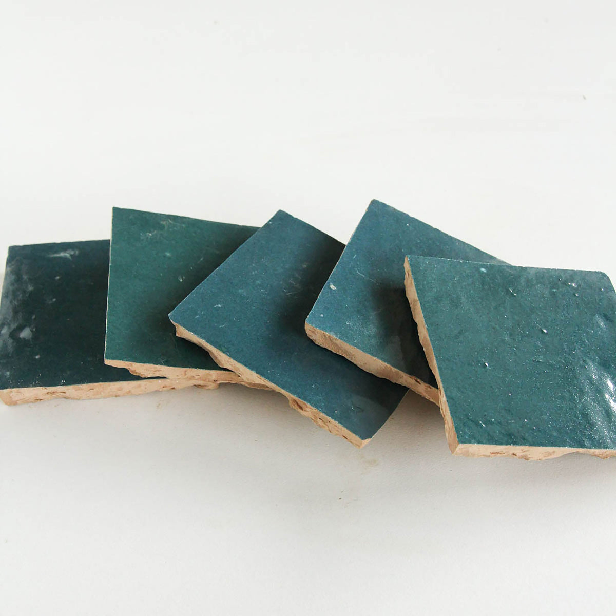 Moroccan Zellige Square Blue Grotto by Tiles of Ezra
