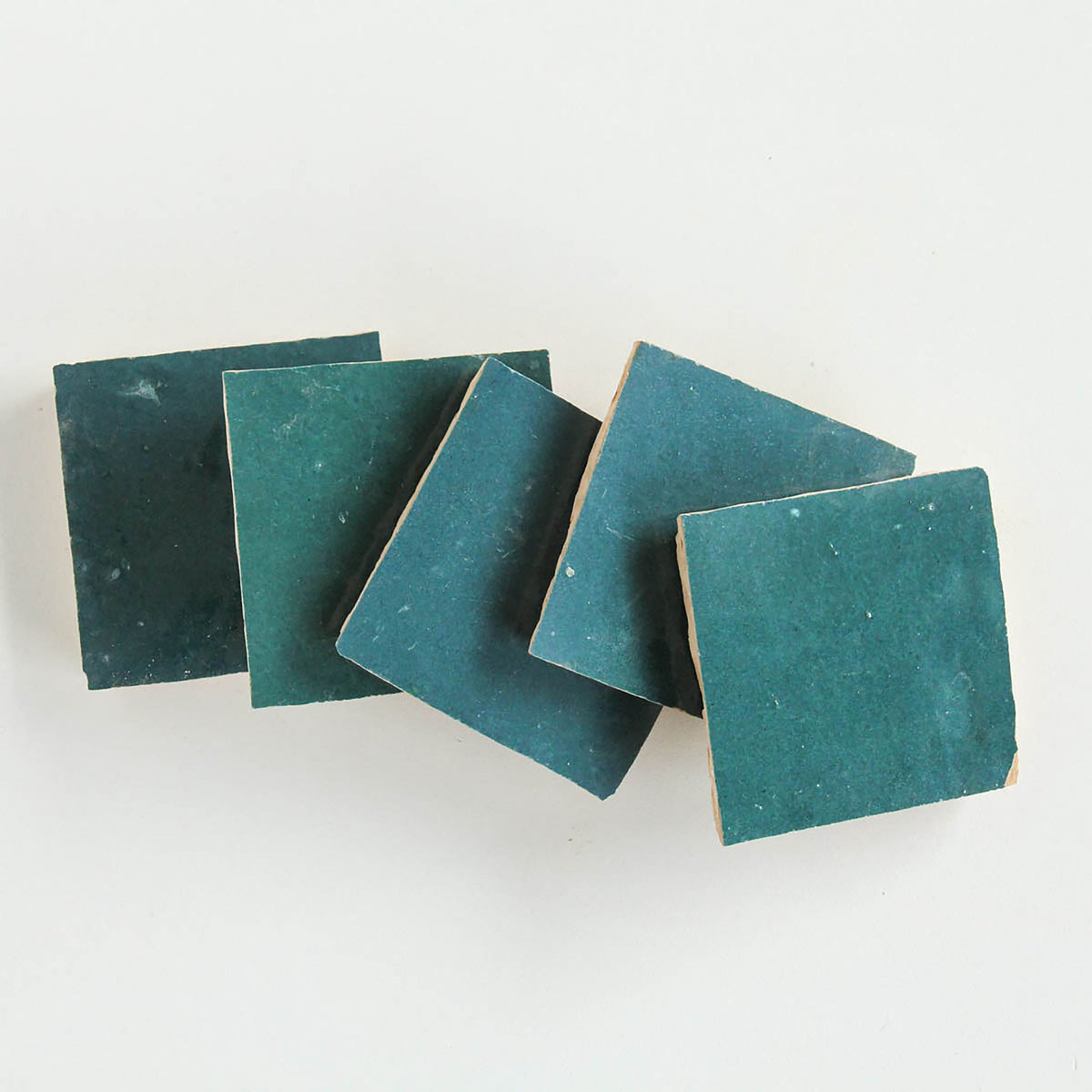 Moroccan Zellige Square Blue Grotto by Tiles of Ezra