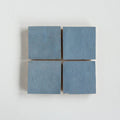Moroccan Zellige Square Blue Grass by Tiles of Ezra