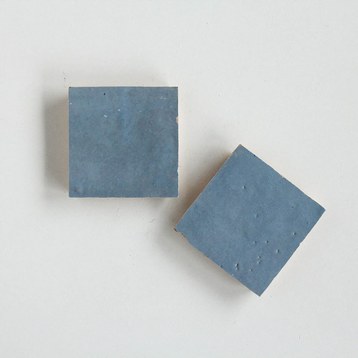 Moroccan Zellige Square Blue Grass by Tiles of Ezra