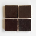 Moroccan Zellige Square Chocolate by Tiles of Ezra