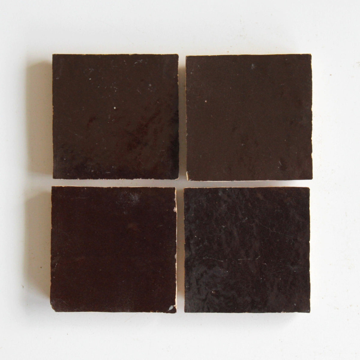 Moroccan Zellige Square Chocolate by Tiles of Ezra