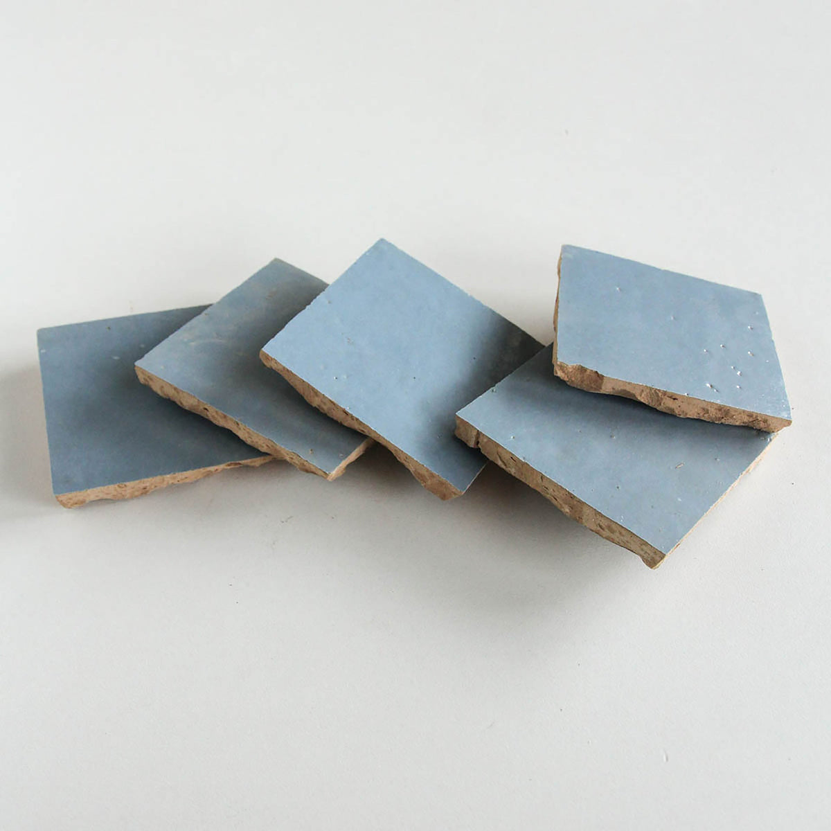 Moroccan Zellige Square Clear Sky by Tiles of Ezra