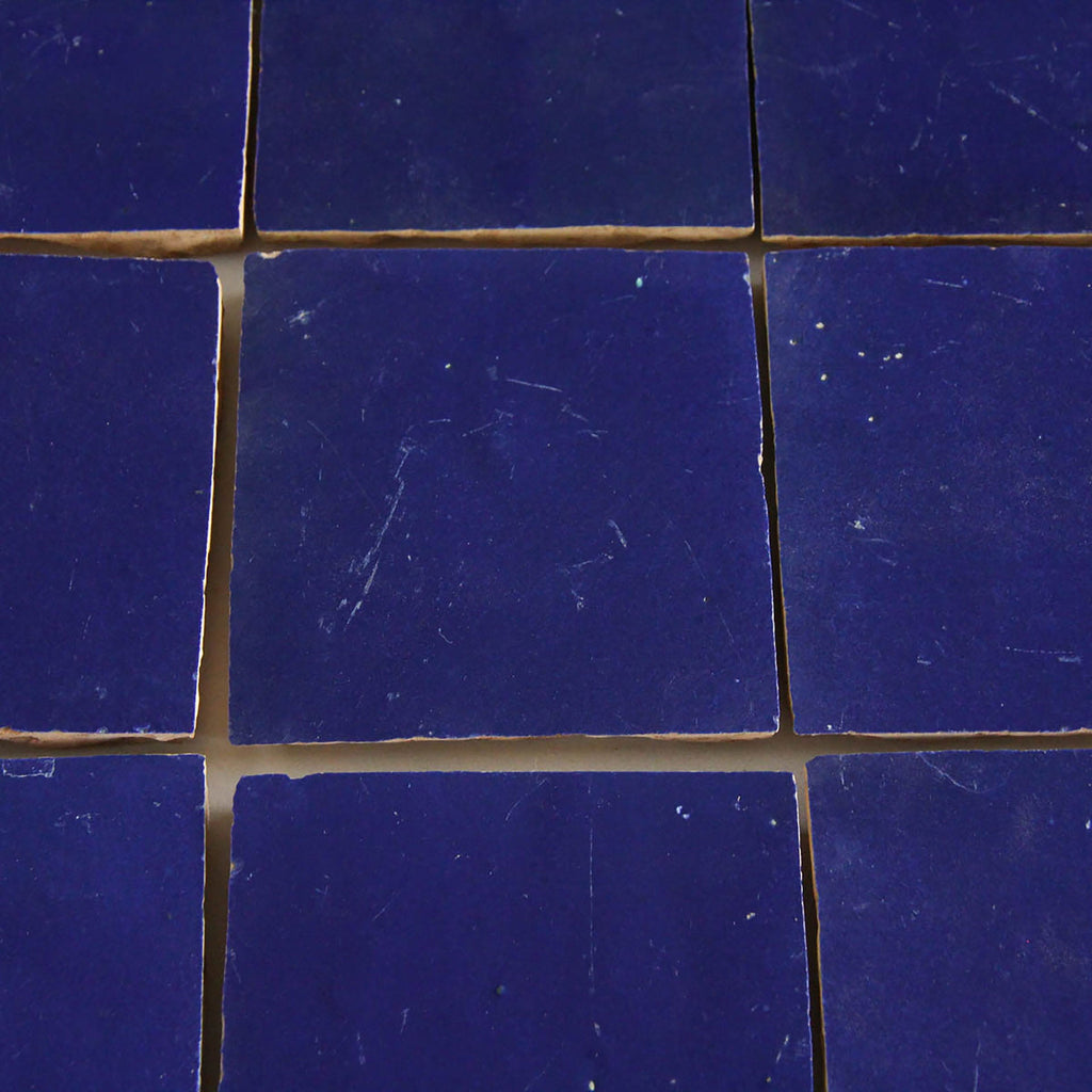 Moroccan Zellige Square Cobalt by Tiles of Ezra
