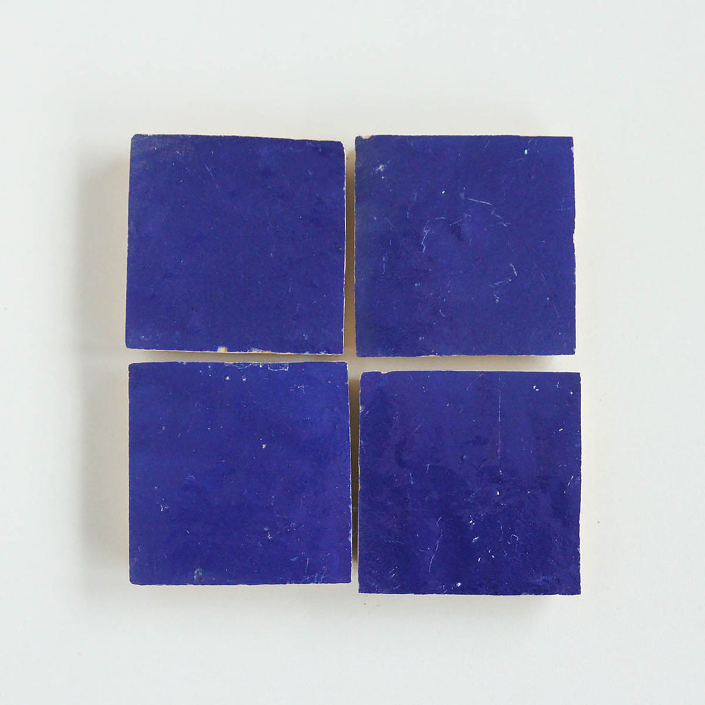 Moroccan Zellige Square Cobalt by Tiles of Ezra