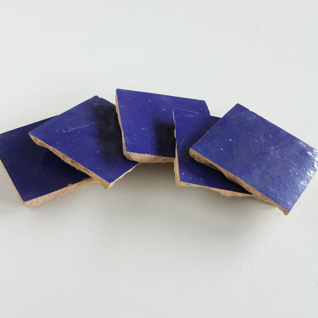 Moroccan Zellige Square Cobalt by Tiles of Ezra