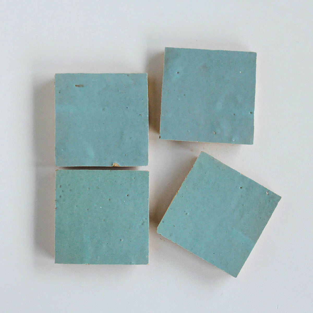 Moroccan Zellige Square Cool Breeze by Tiles of Ezra