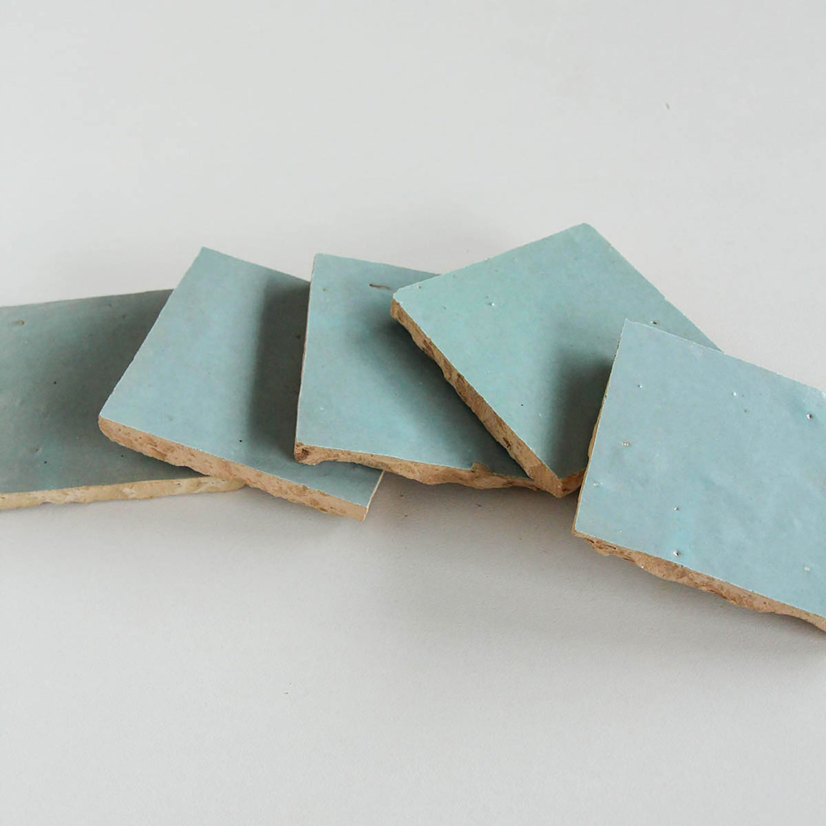 Moroccan Zellige Square Cool Breeze by Tiles of Ezra