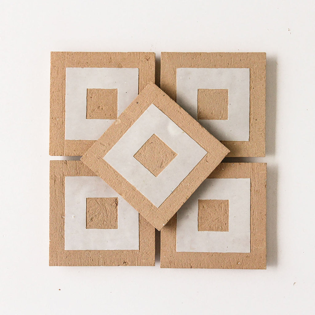 Moroccan Zellige Cubo Dust by Tiles of Ezra