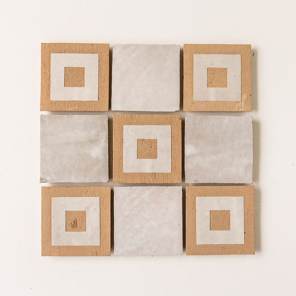 Moroccan Zellige Cubo Dust by Tiles of Ezra