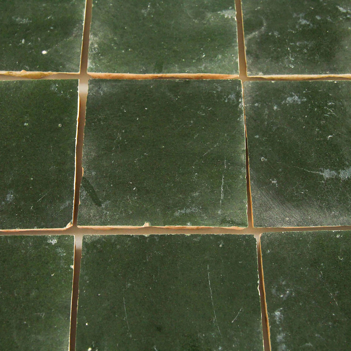 Moroccan Zellige Square Dark Green by Tiles of Ezra