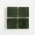 Moroccan Zellige Square Dark Green by Tiles of Ezra