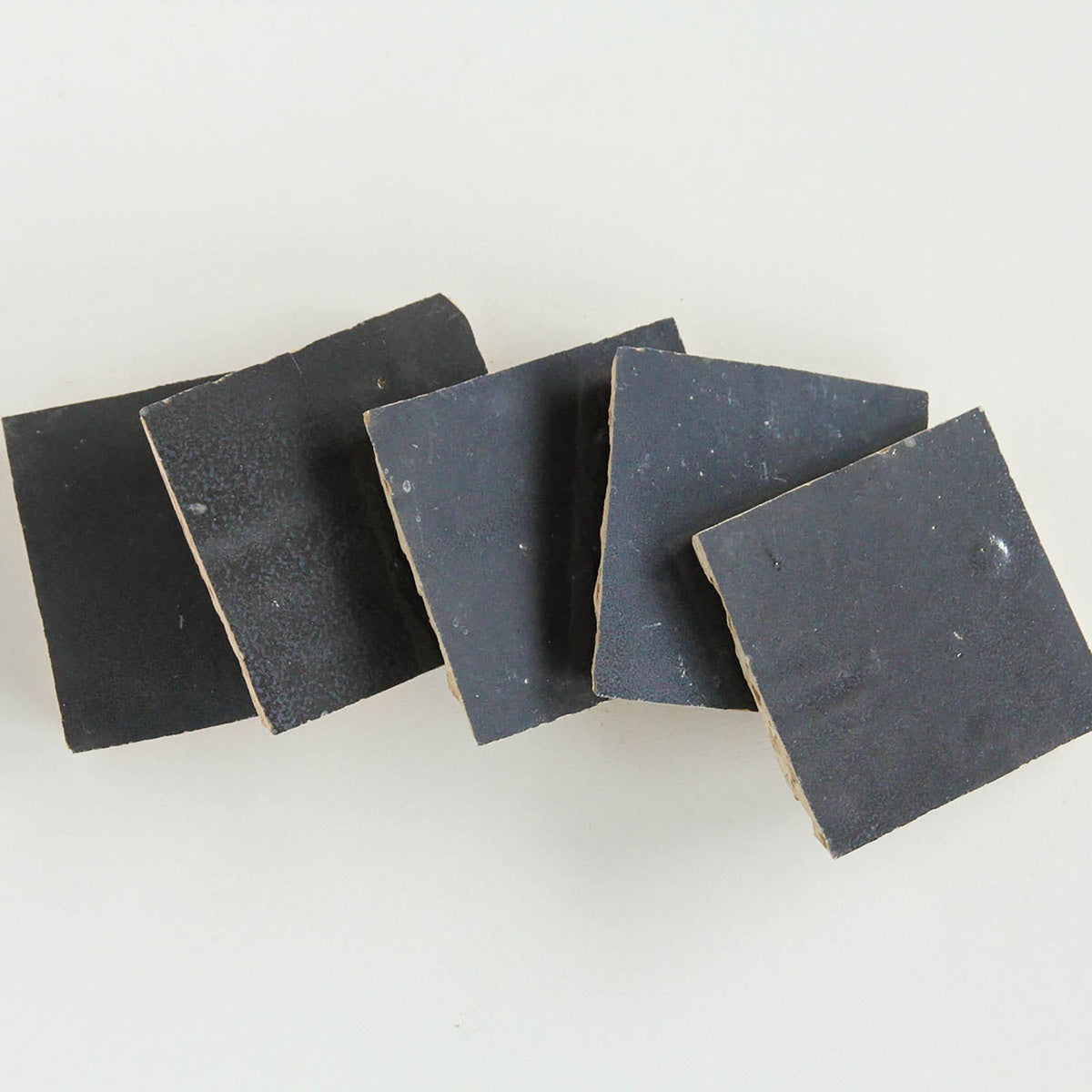 Moroccan Zellige Square Dark Grey by Tiles of Ezra