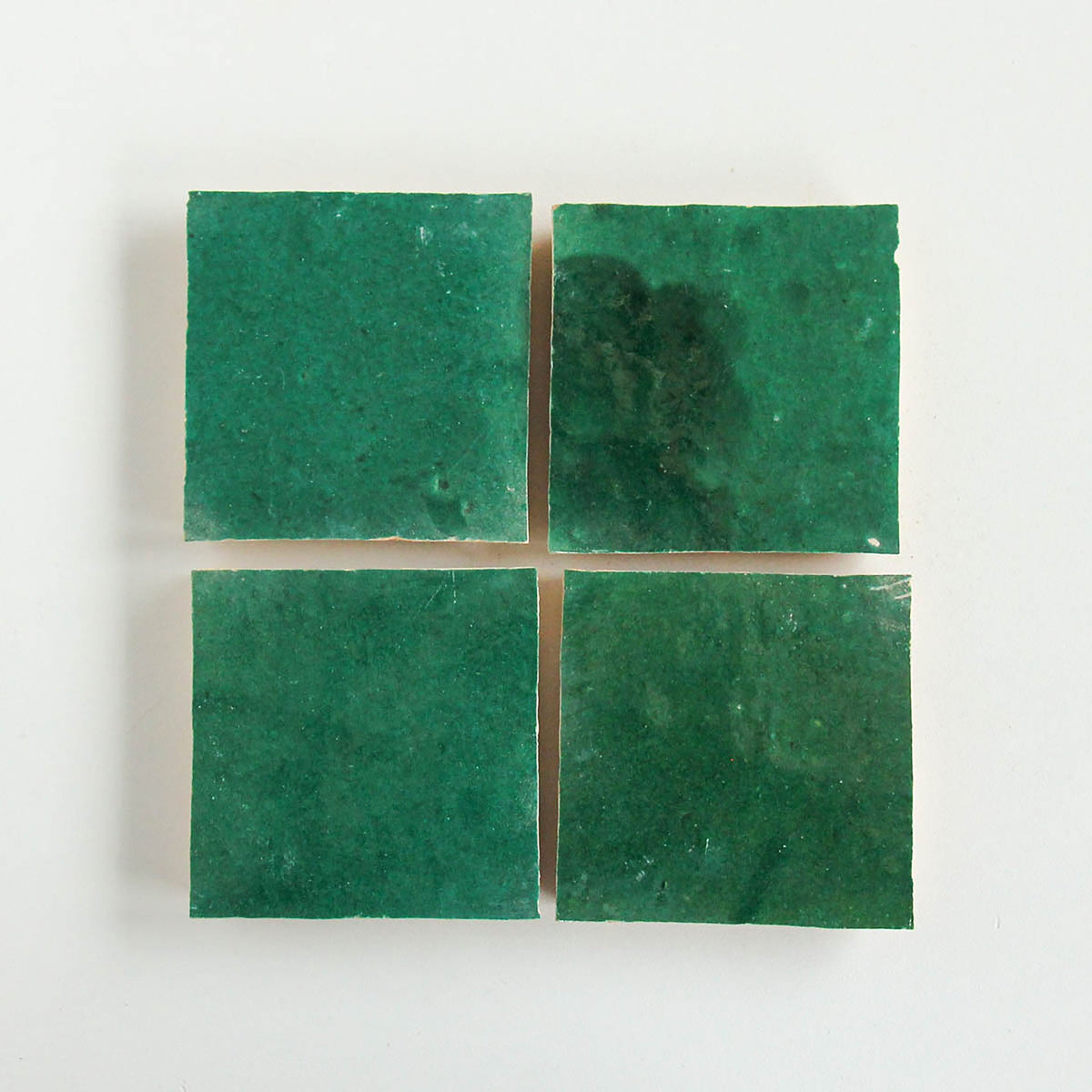 Moroccan Zellige Square Forest by Tiles of Ezra