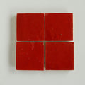 Moroccan Zellige Square Jungle Red by Tiles of Ezra