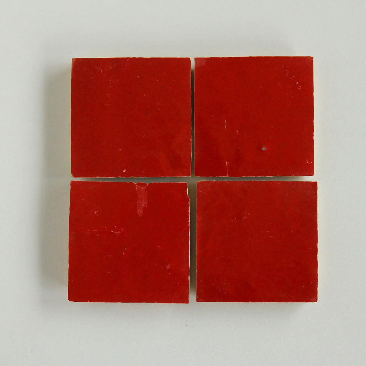 Moroccan Zellige Square Jungle Red by Tiles of Ezra