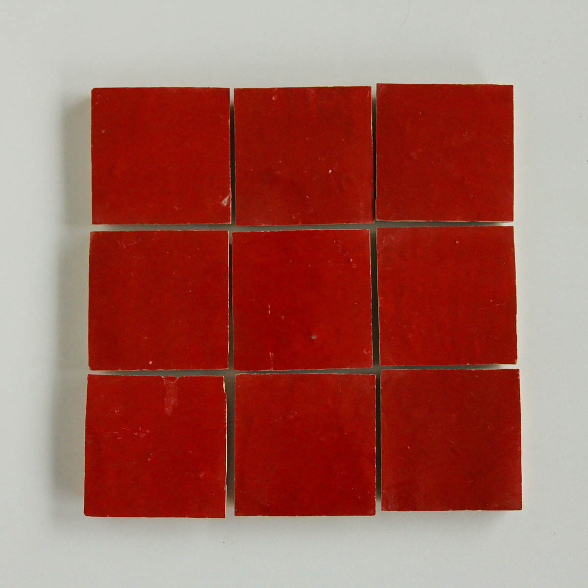 Moroccan Zellige Square Jungle Red by Tiles of Ezra