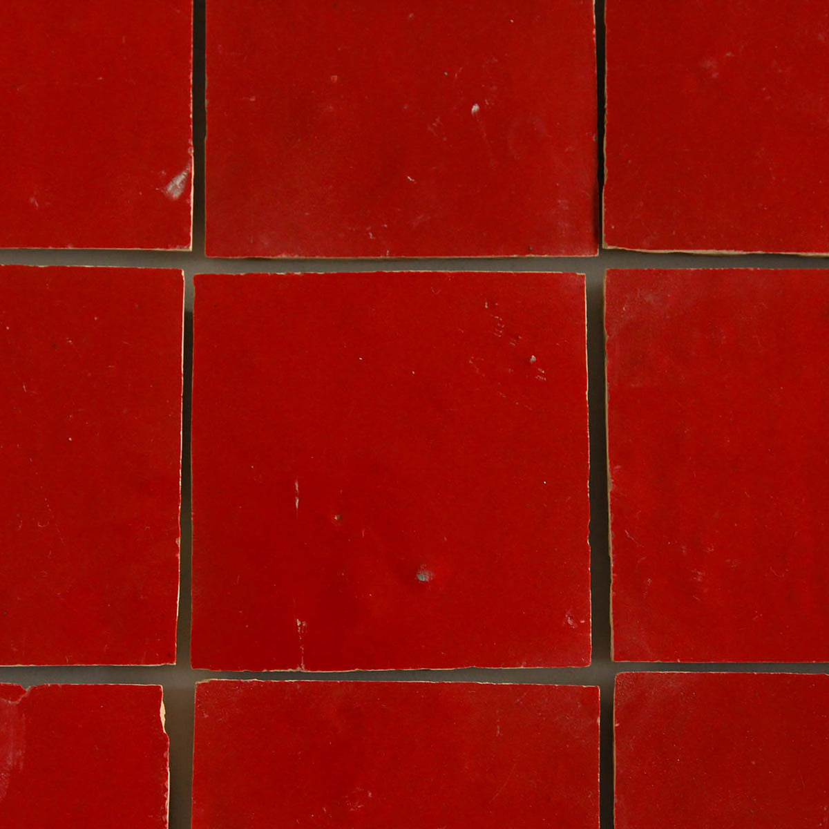 Moroccan Zellige Square Jungle Red by Tiles of Ezra