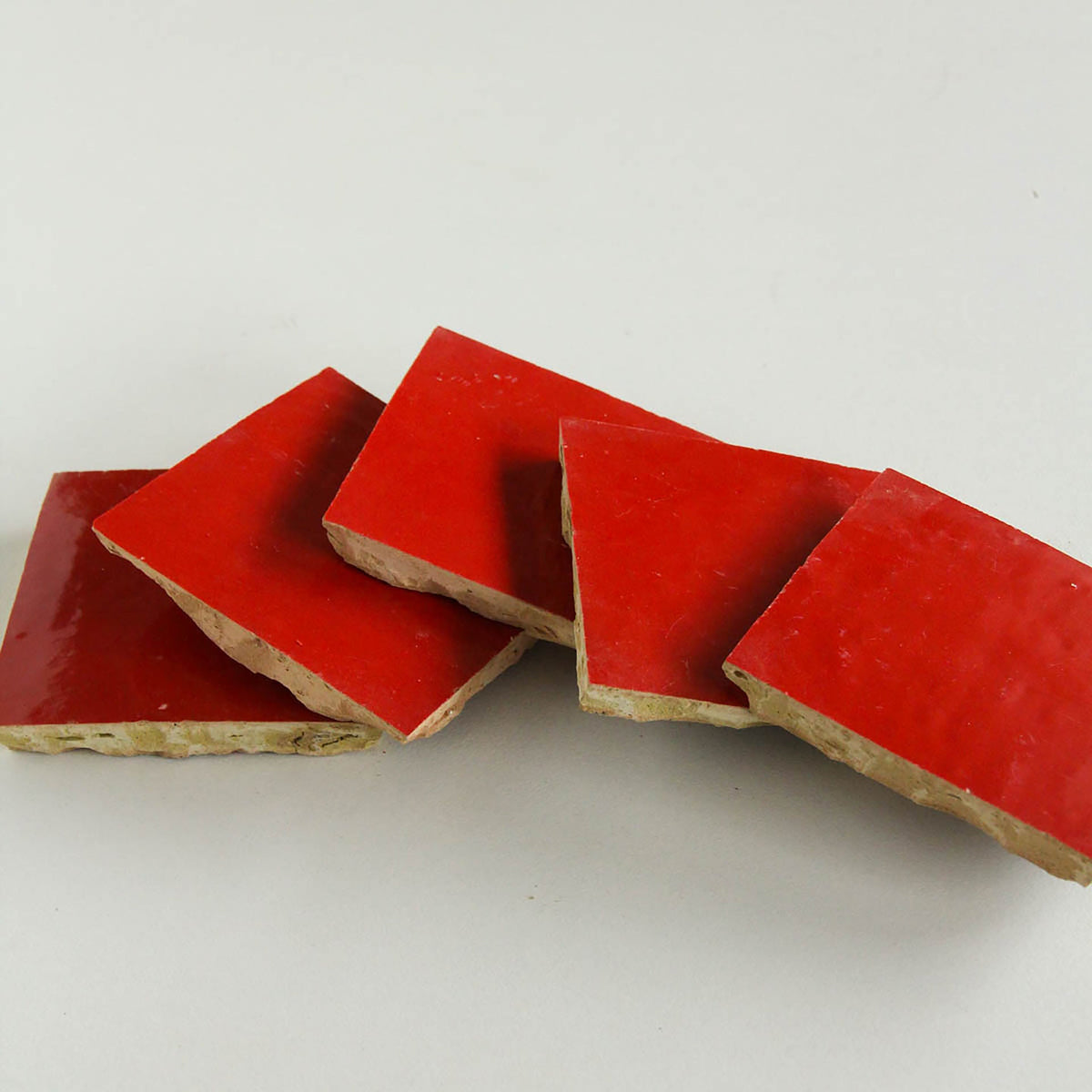 Moroccan Zellige Square Jungle Red by Tiles of Ezra