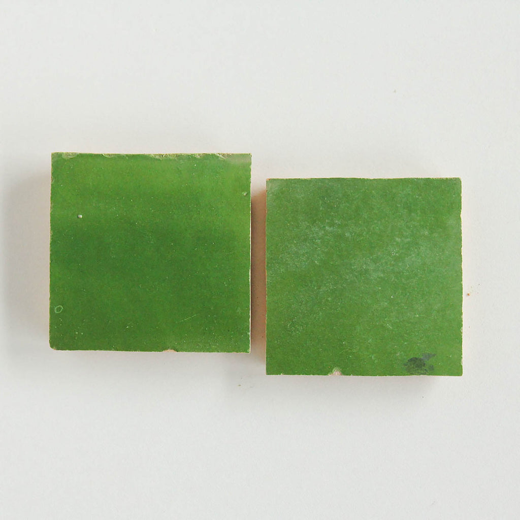 Moroccan Zellige Square Kermit by Tiles of Ezra