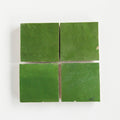 Moroccan Zellige Square Kermit by Tiles of Ezra