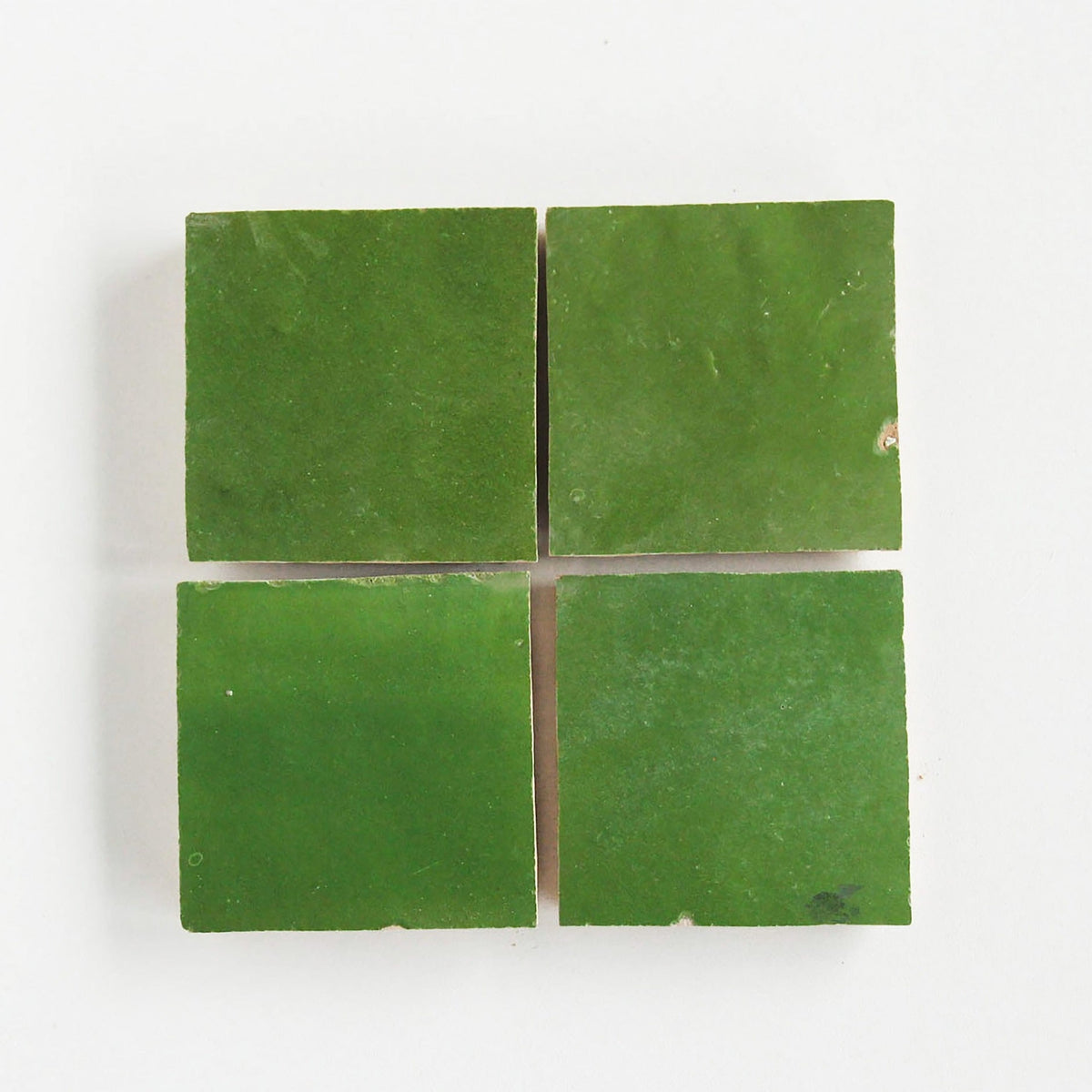 Moroccan Zellige Square Kermit by Tiles of Ezra