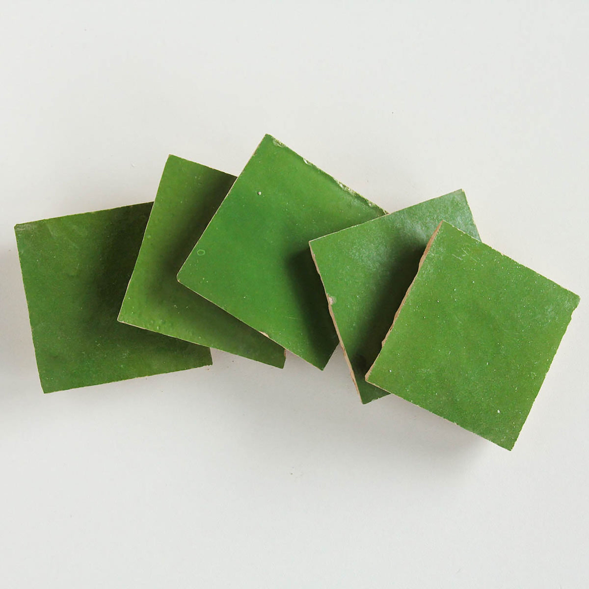Moroccan Zellige Square Kermit by Tiles of Ezra