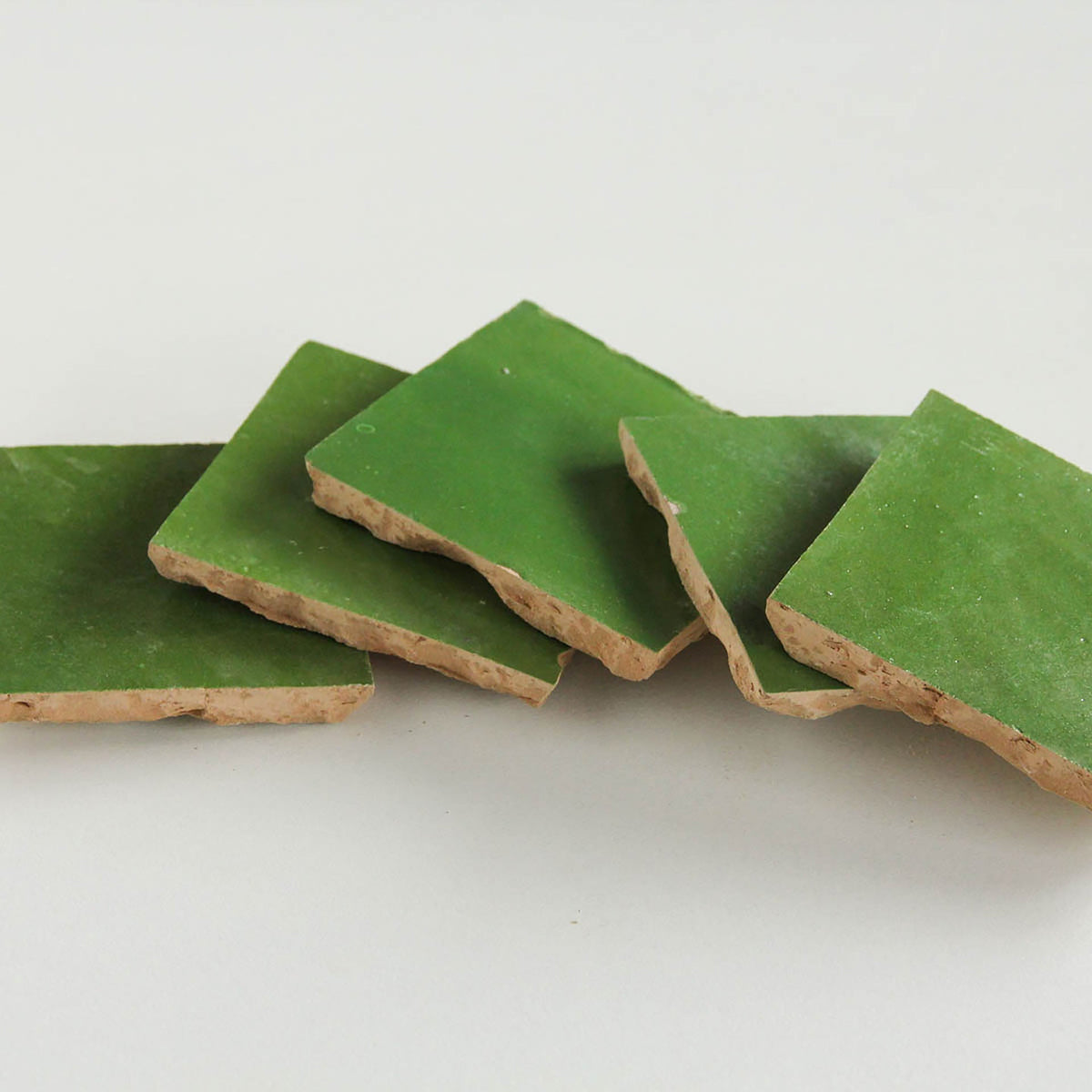 Moroccan Zellige Square Kermit by Tiles of Ezra
