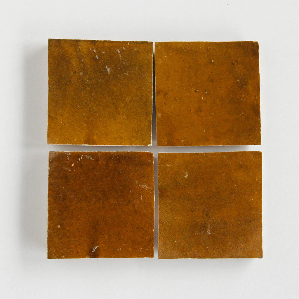 Moroccan Zellige Square Manuka by Tiles of Ezra