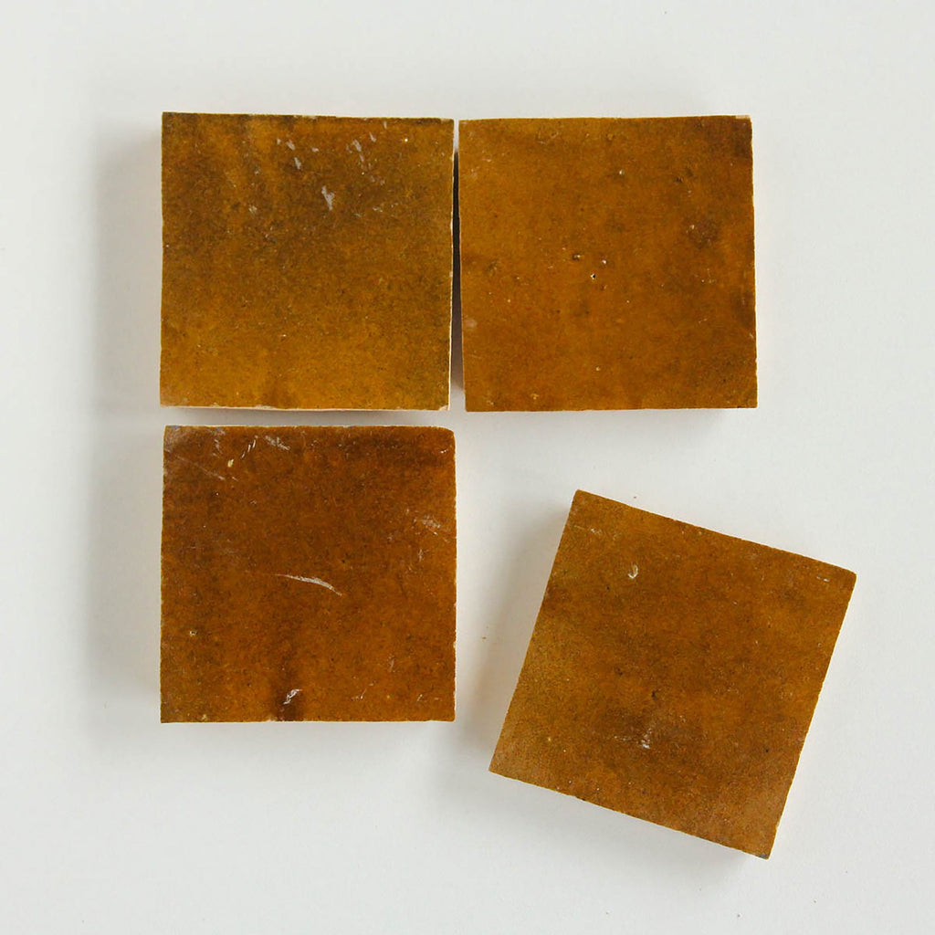 Moroccan Zellige Square Manuka by Tiles of Ezra