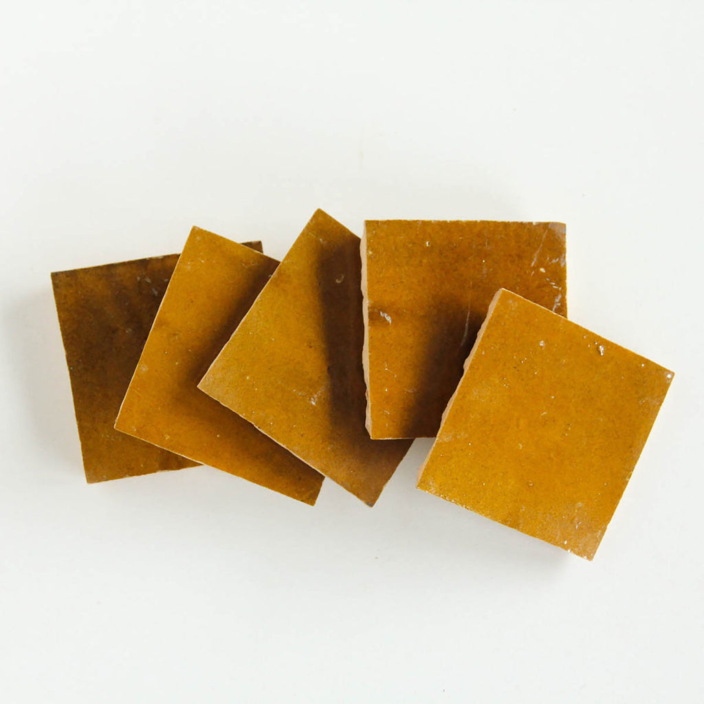 Moroccan Zellige Square Manuka by Tiles of Ezra
