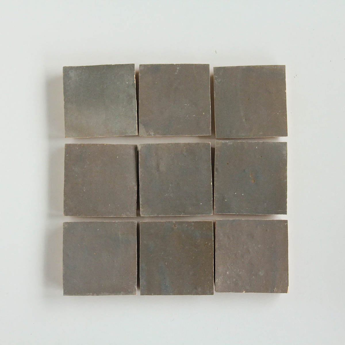 Moroccan Zellige Square Mushroom by Tiles of Ezra