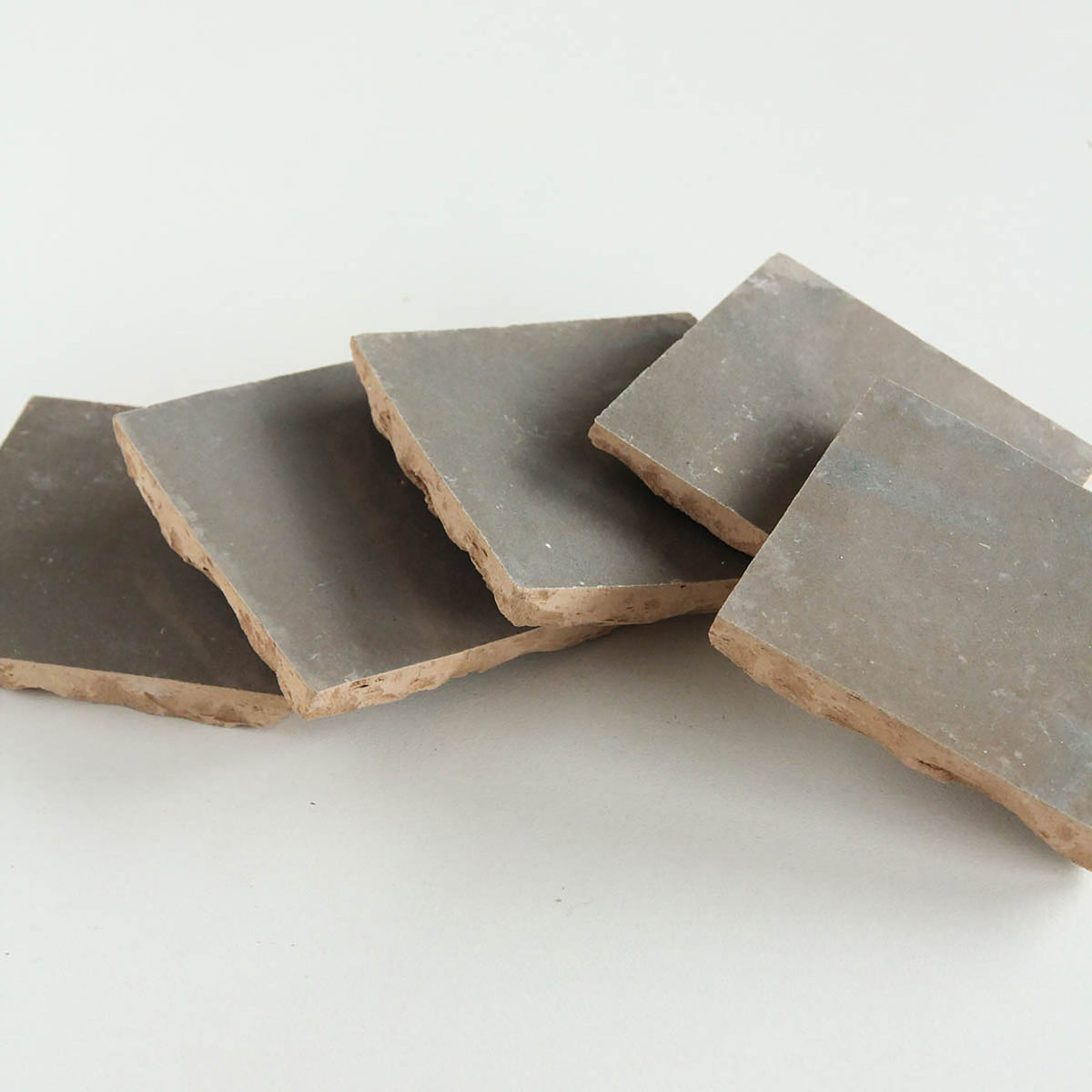 Moroccan Zellige Square Mushroom by Tiles of Ezra