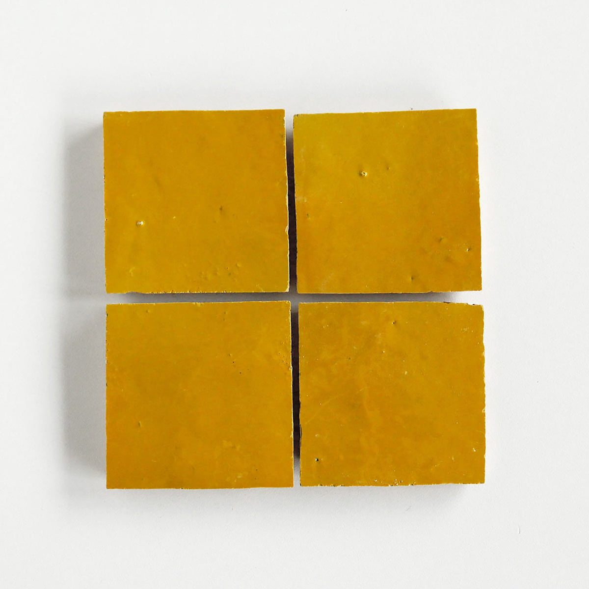 Moroccan Zellige Square Mustard by Tiles of Ezra