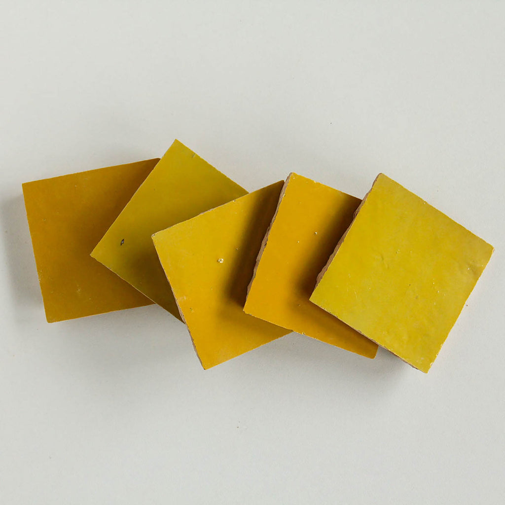 Moroccan Zellige Square Mustard by Tiles of Ezra