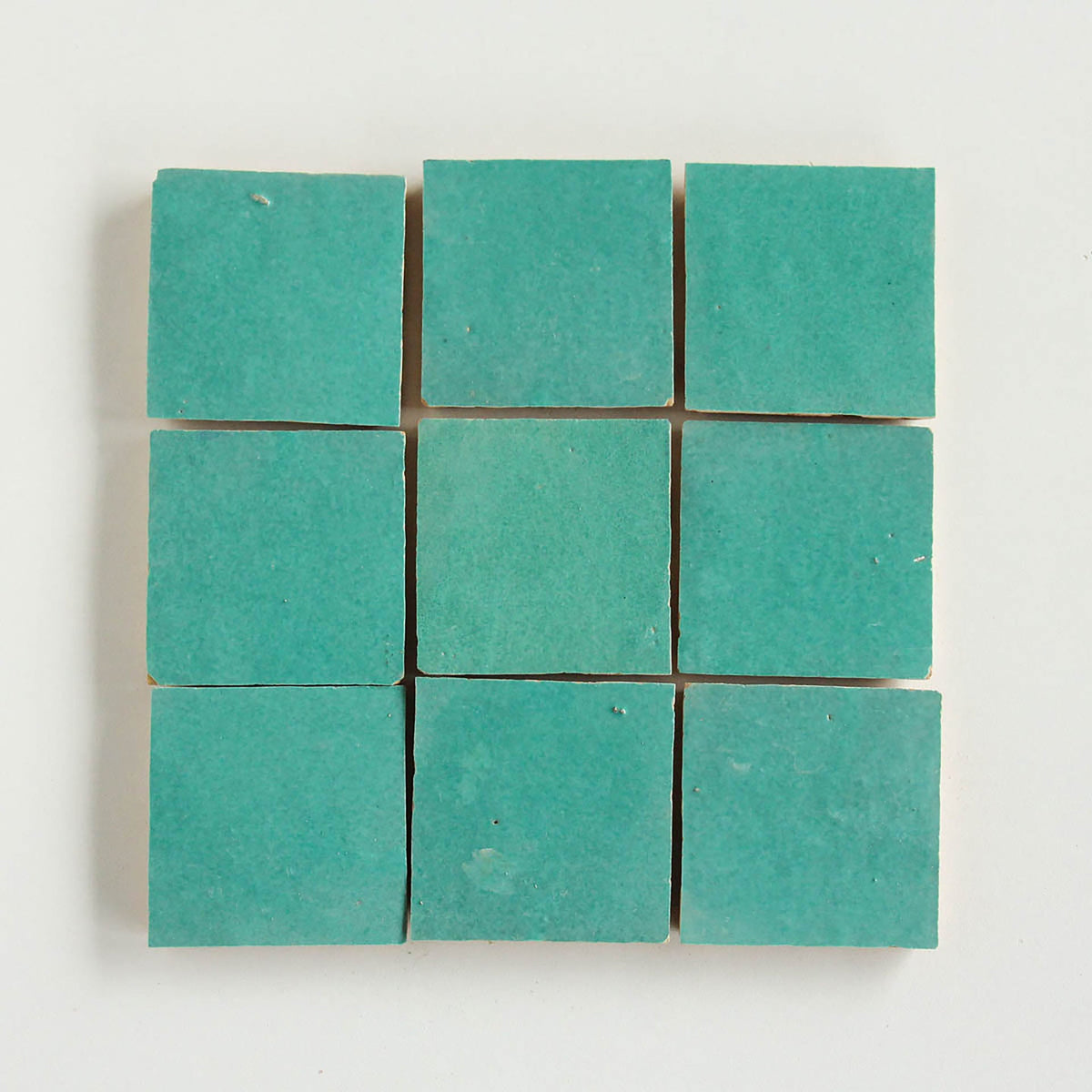 Moroccan Zellige Square Poseidon by Tiles of Ezra