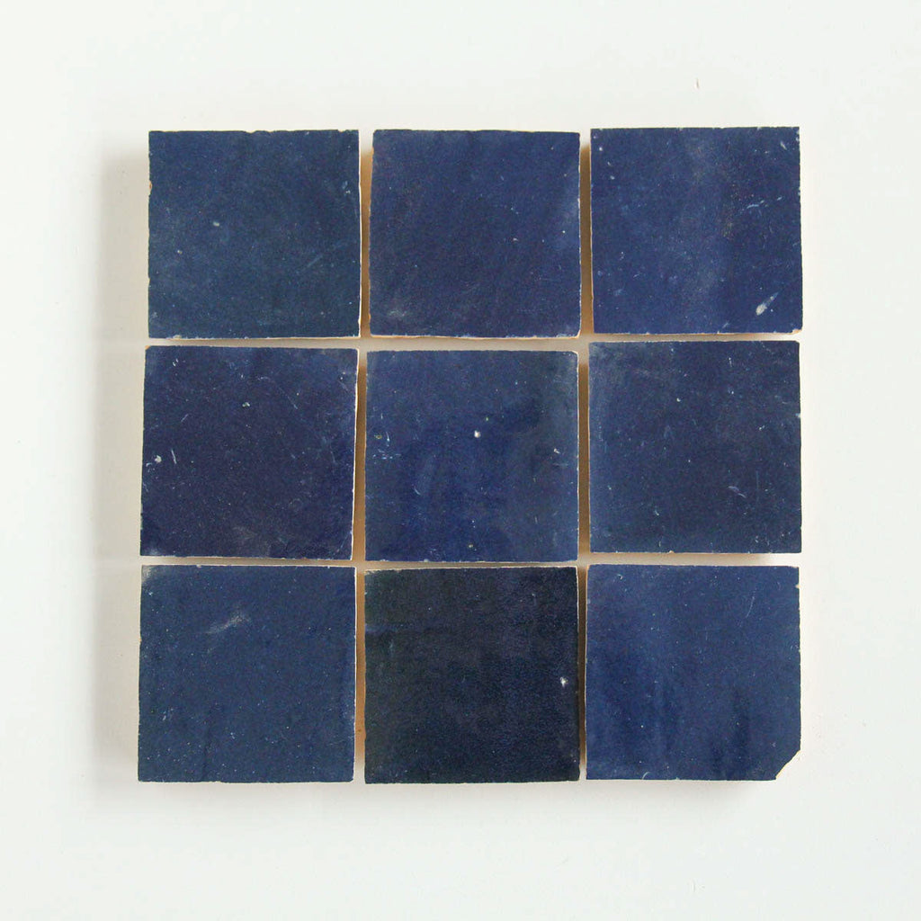 Moroccan Zellige Square Royal Blue by Tiles of Ezra