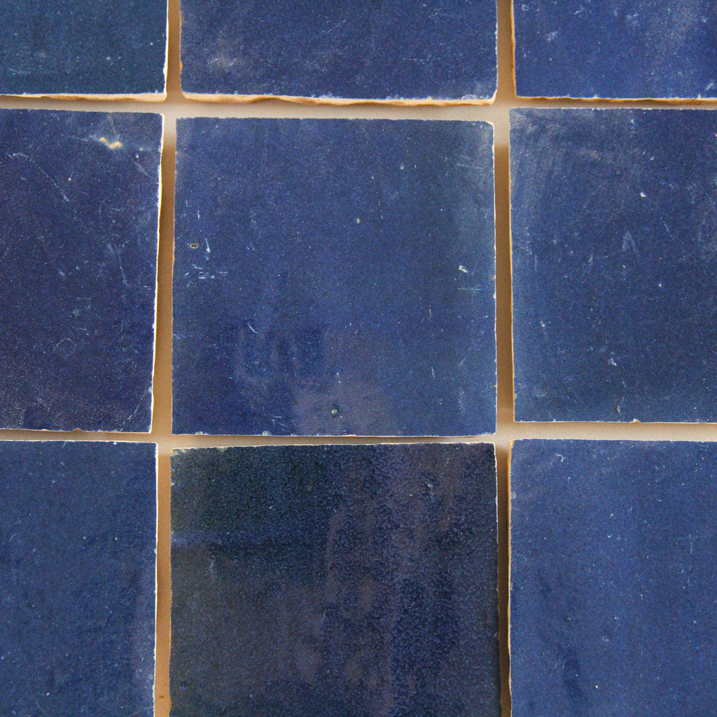 Moroccan Zellige Square Royal Blue by Tiles of Ezra