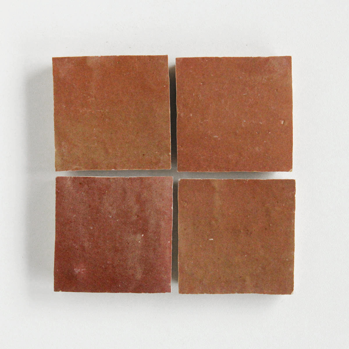 Moroccan Zellige Square Rust by Tiles of Ezra